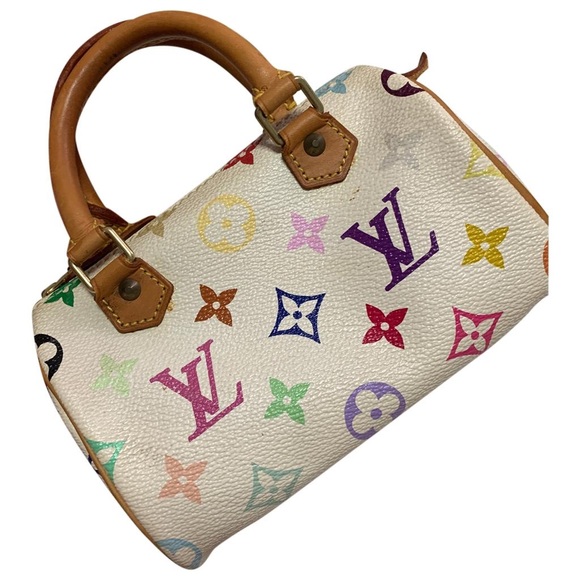 ISO IN SEARCH OF louis vuitton multicolor nano speedy white - Picture 2 of 2